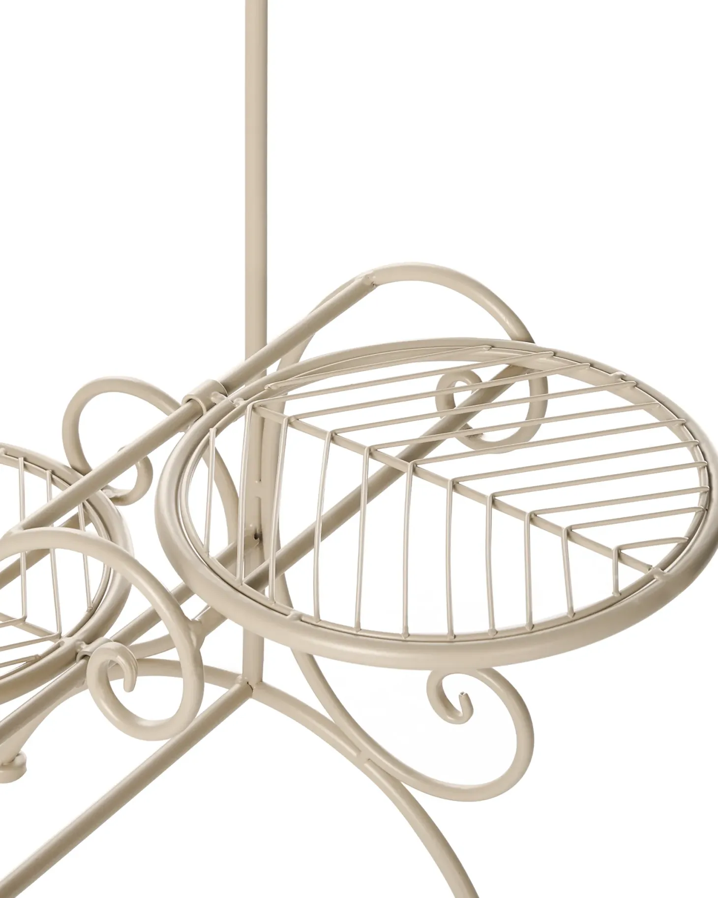 Kwietnik ASAGAO 26 cm Beżowy Metal