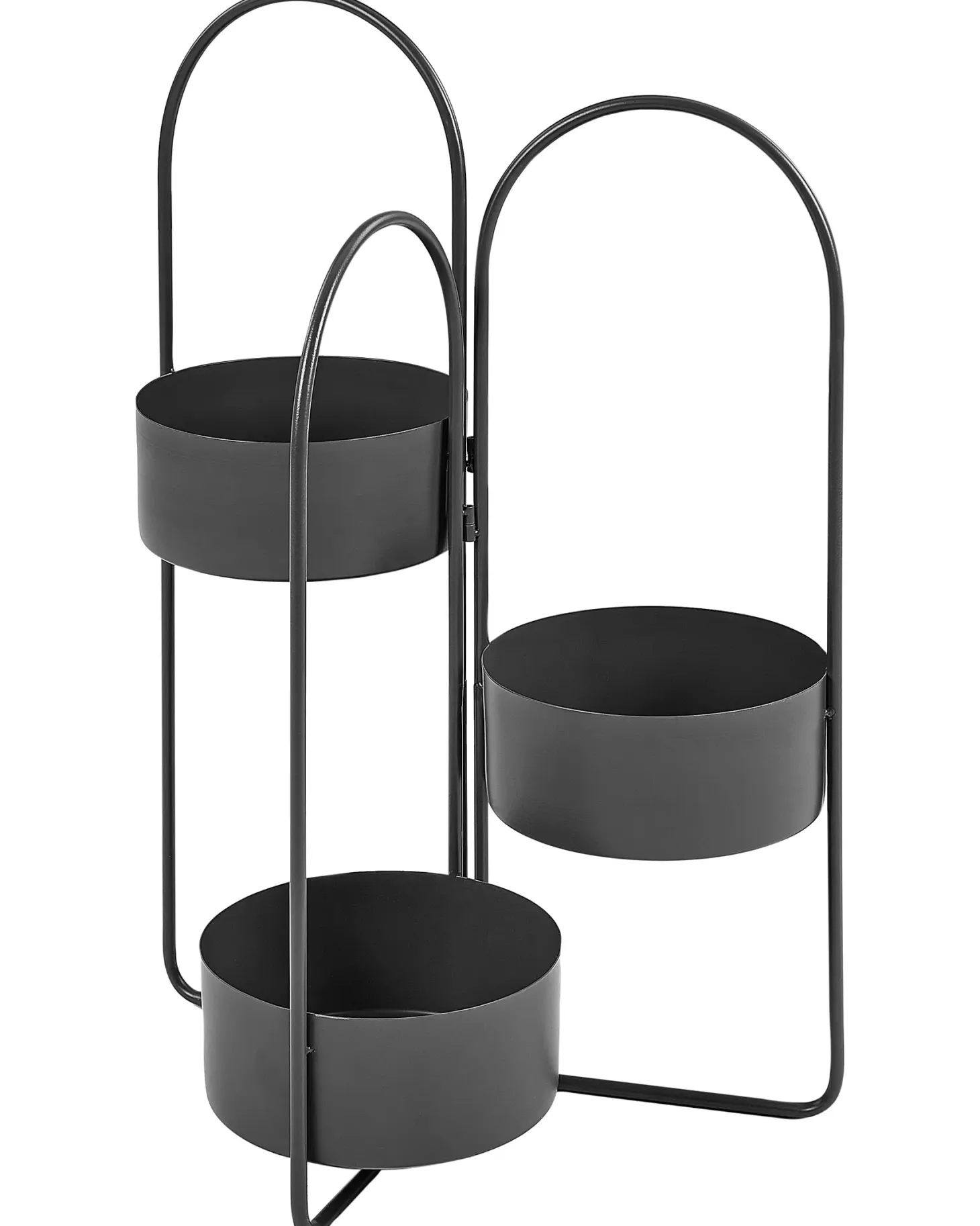 Kwietnik COLUTENA Metal 56 cm Czarny