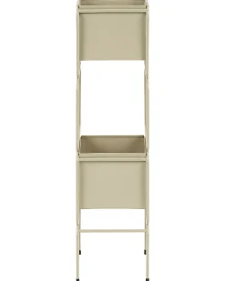 Kwietnik COTINUS Metal 20 cm Beżowy
