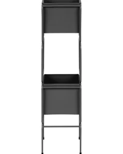 Kwietnik COTINUS Metal 20 cm Czarny
