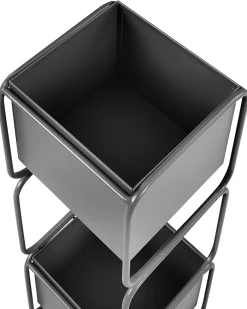 Kwietnik COTINUS Metal 20 cm Czarny