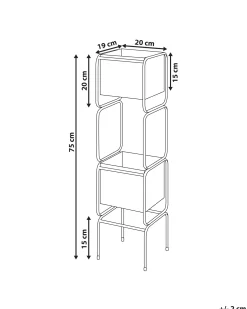 Kwietnik COTINUS Metal 20 cm Czarny