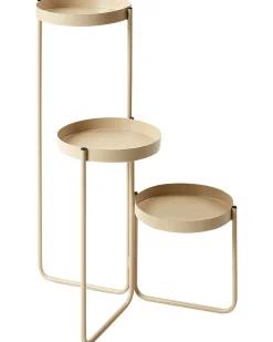 Kwietnik FRAGARIA Metal 42 cm Beżowy
