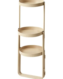 Kwietnik FRAGARIA Metal 42 cm Beżowy