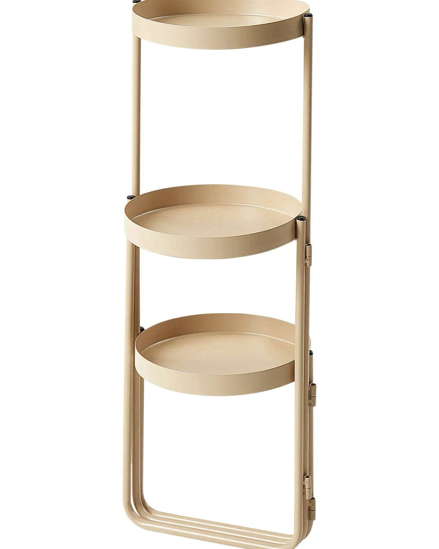 Kwietnik FRAGARIA Metal 42 cm Beżowy