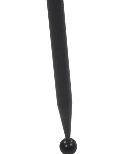 Kwietnik LEIKA 29 cm Czarny Metal