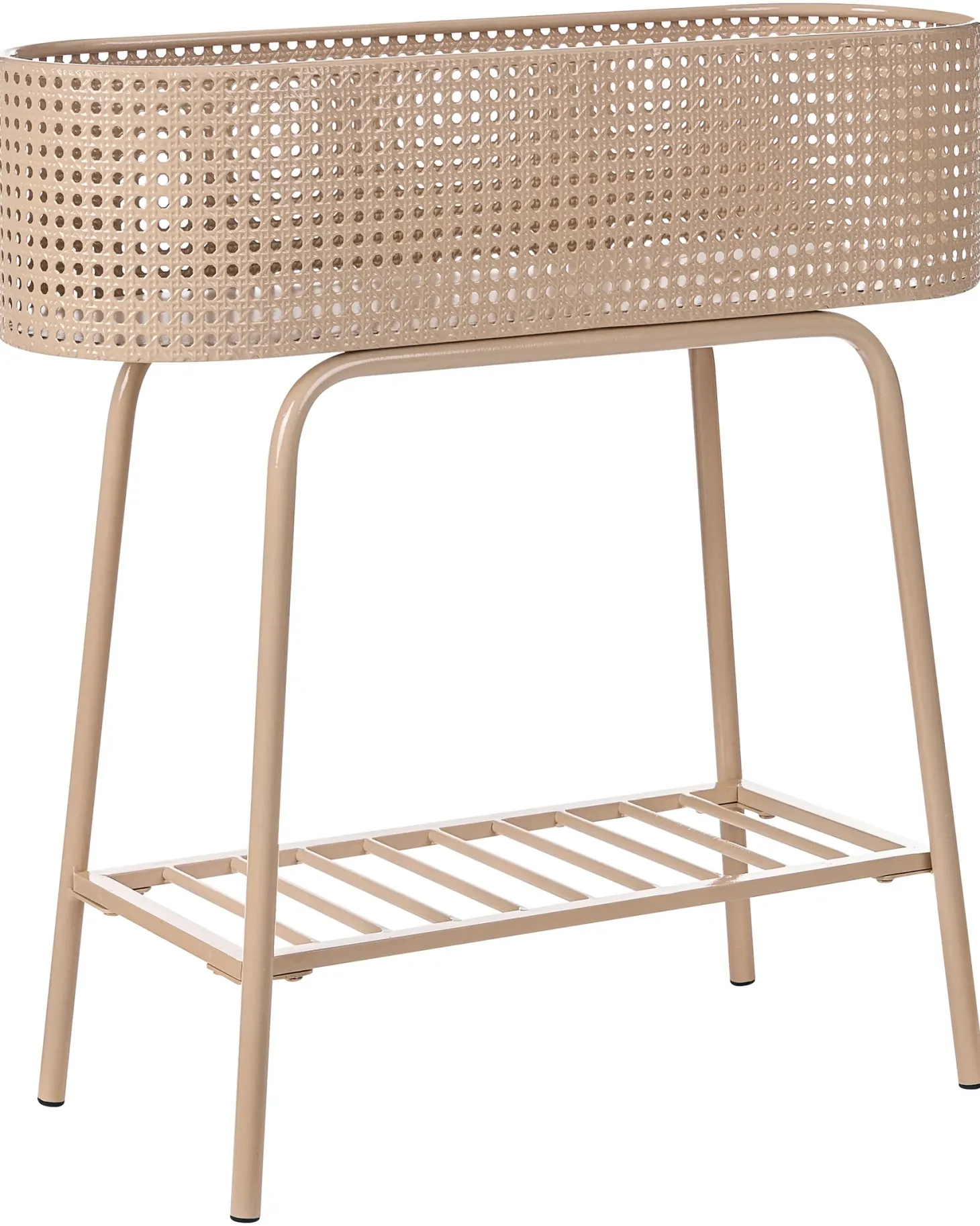 Kwietnik LINNAEA Metal 60 cm Beżowy