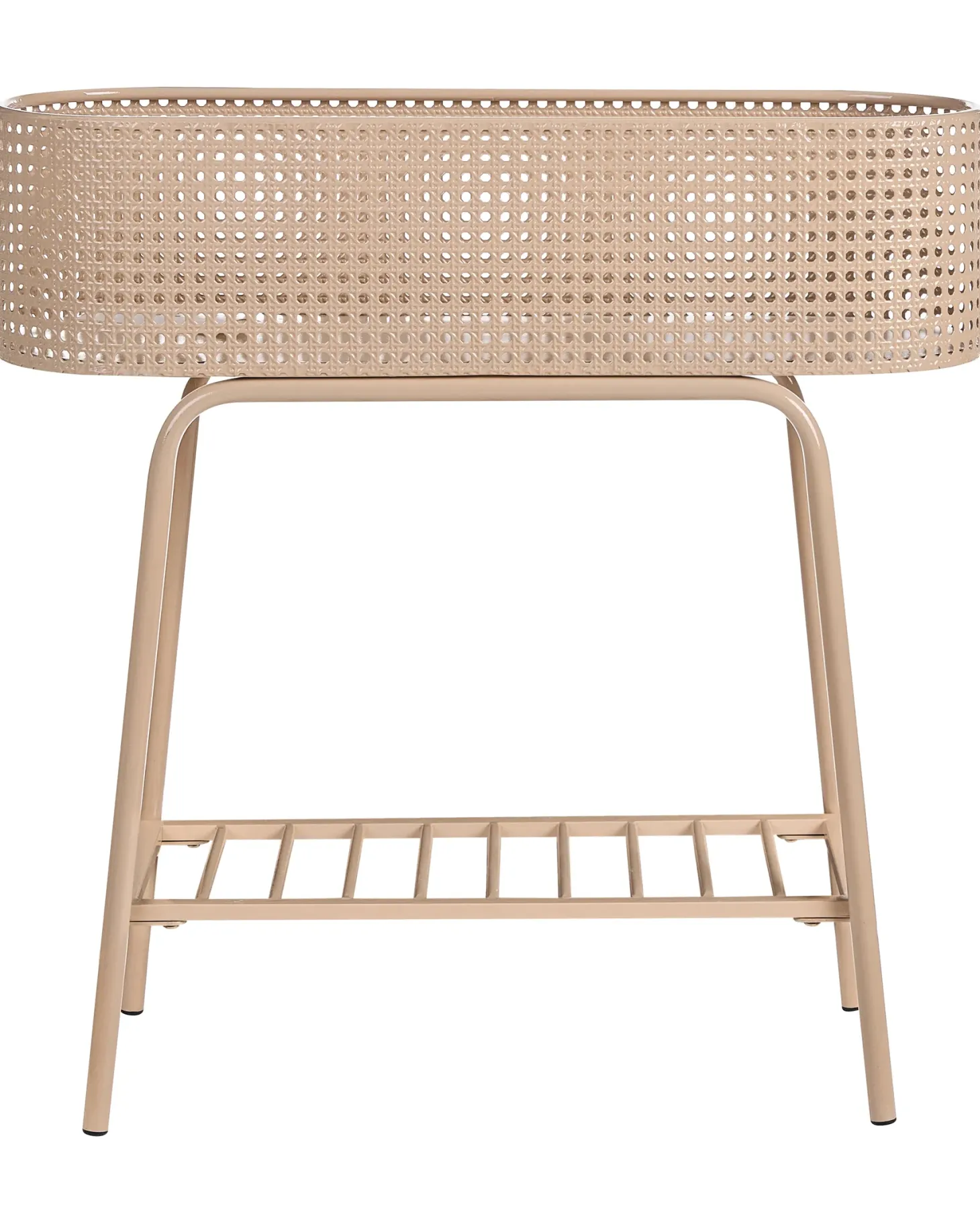 Kwietnik LINNAEA Metal 60 cm Beżowy