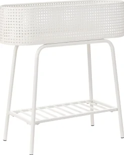 Kwietnik LINNAEA Metal 60 cm Biały