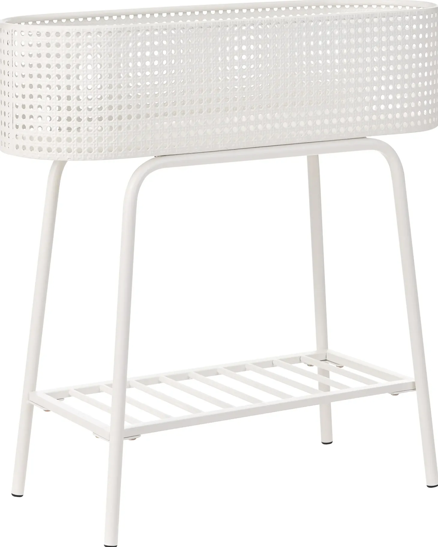 Kwietnik LINNAEA Metal 60 cm Biały