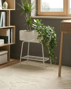 Kwietnik LINNAEA Metal 60 cm Biały