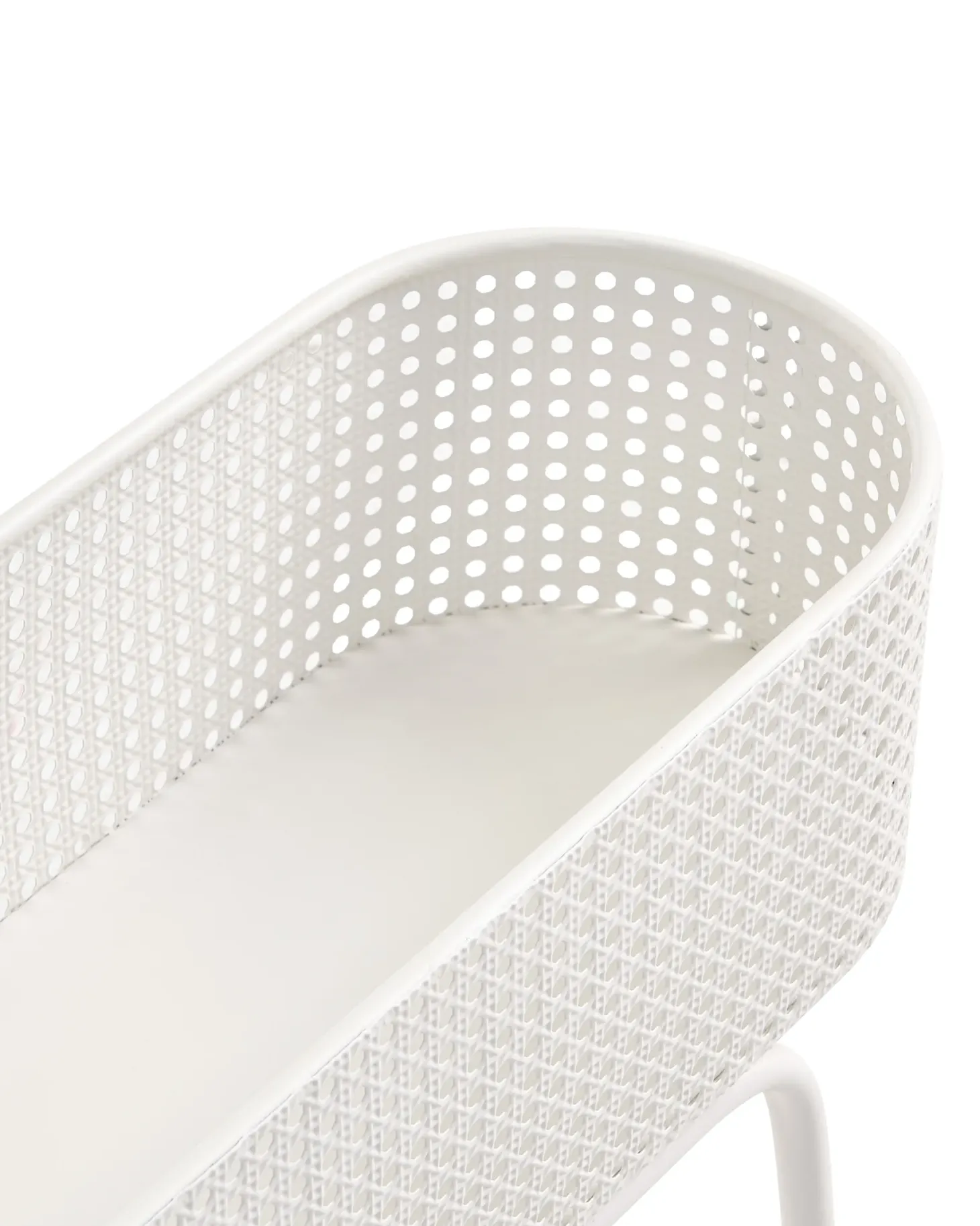 Kwietnik LINNAEA Metal 60 cm Biały