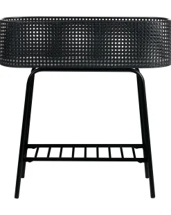 Kwietnik LINNAEA Metal 60 cm Czarny
