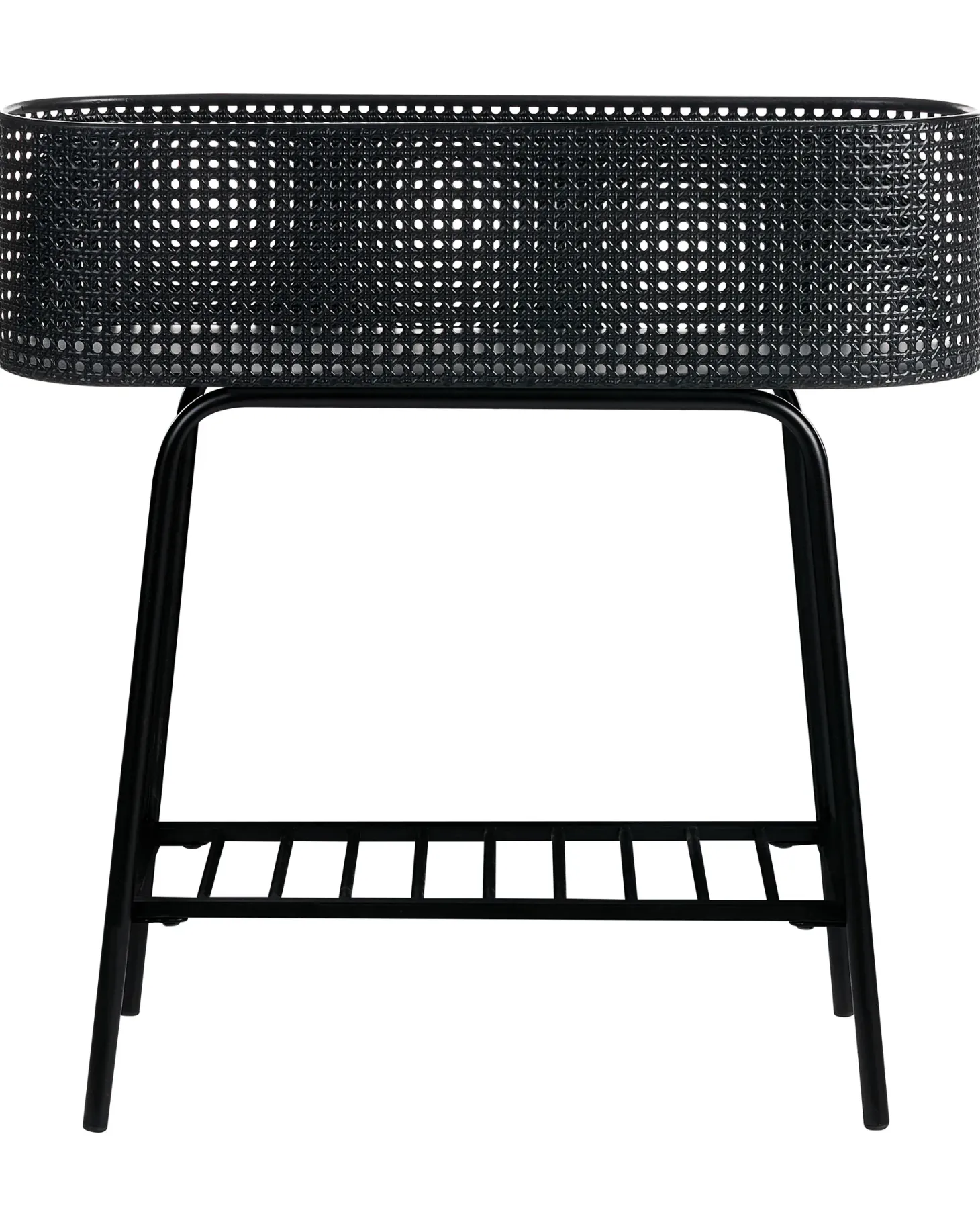 Kwietnik LINNAEA Metal 60 cm Czarny