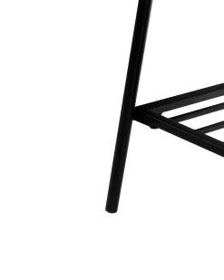 Kwietnik LINNAEA Metal 60 cm Czarny