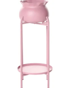 Kwietnik MOKUREN 25 cm Różowy Metal