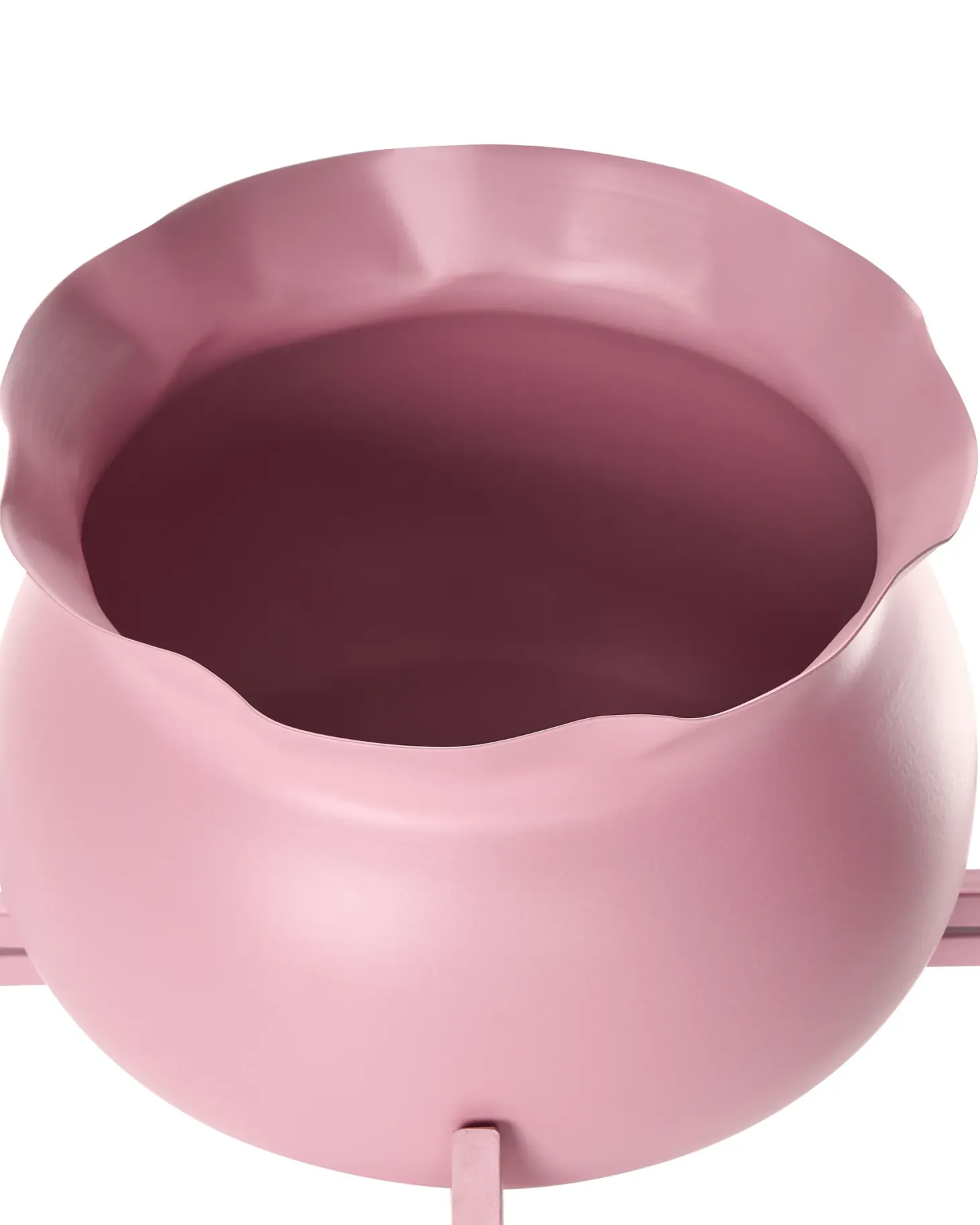 Kwietnik MOKUREN 25 cm Różowy Metal