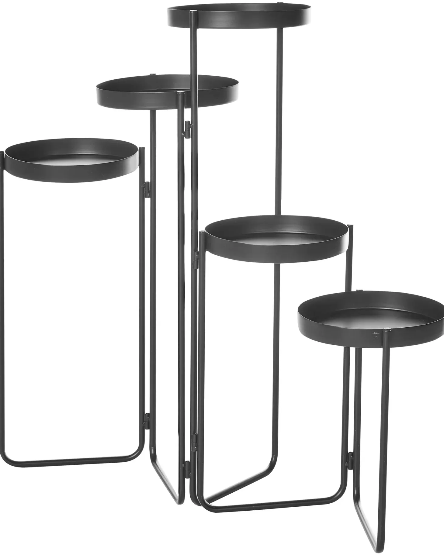 Kwietnik NANTEN 87 cm Czarny Metal