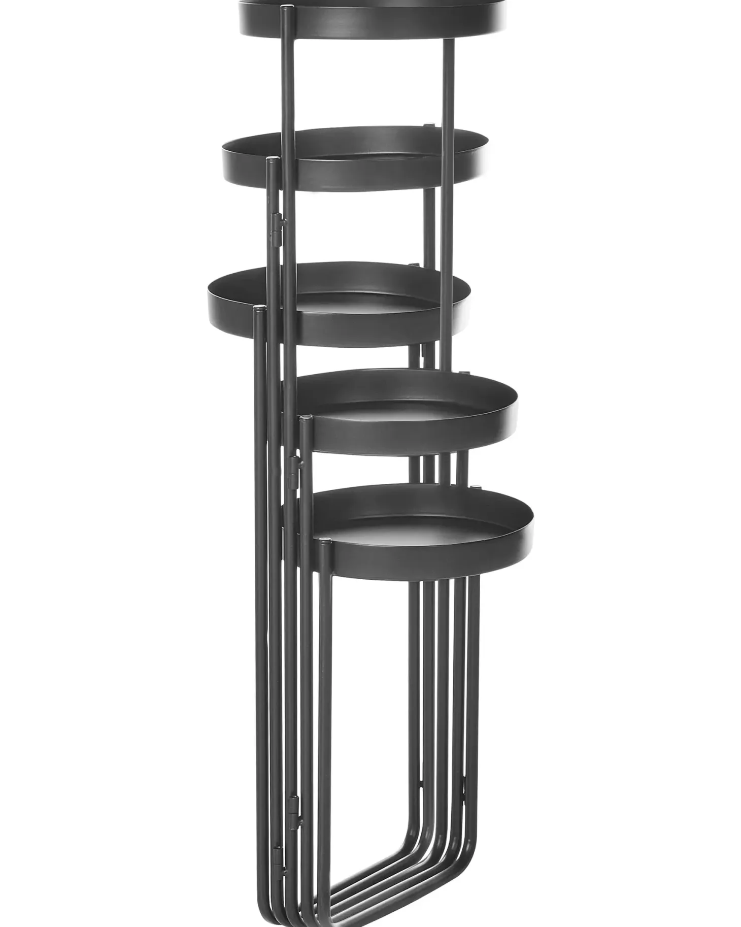 Kwietnik NANTEN 87 cm Czarny Metal