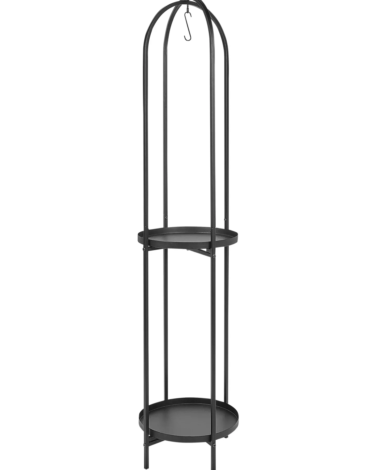 Kwietnik TAMARIX Metal 35 cm Czarny