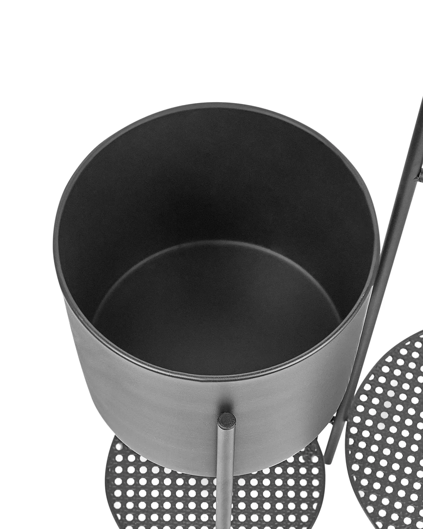 Kwietnik ULMUS Metal 58 cm Czarny