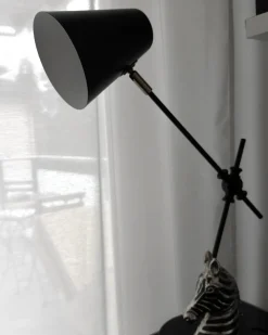 Lampa biurkowa HORTON Regulowana Metal Czarny