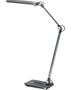Lampa biurkowa LED AQUILA Ze ściemniaczem Szary