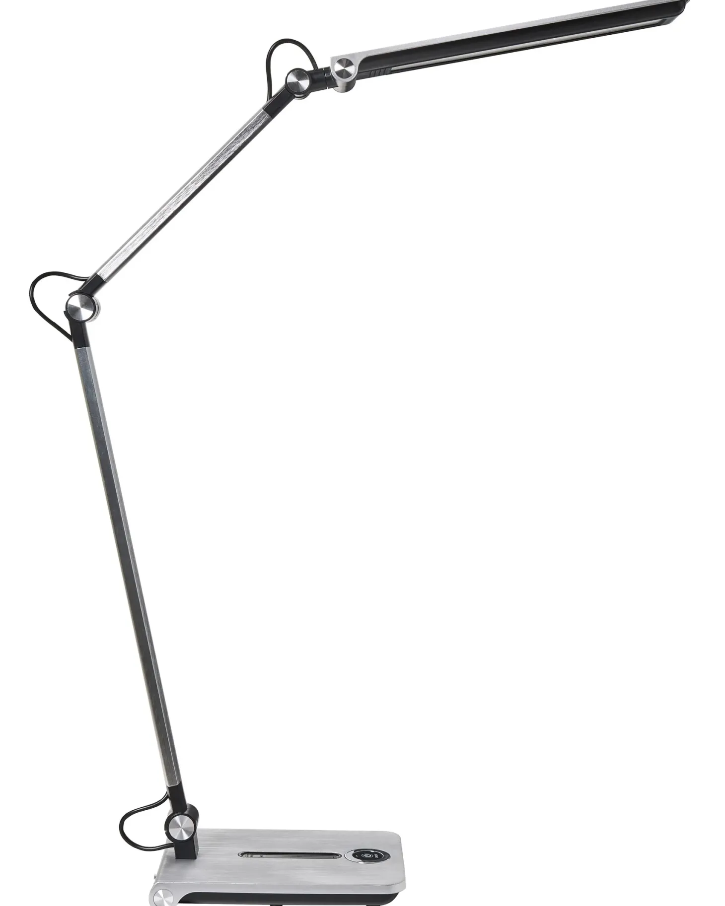 Lampa biurkowa LED AQUILA Ze ściemniaczem Srebrny