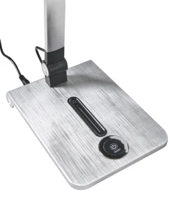 Lampa biurkowa LED AQUILA Ze ściemniaczem Srebrny