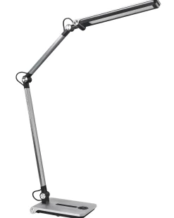 Lampa biurkowa LED AQUILA Ze ściemniaczem Srebrny