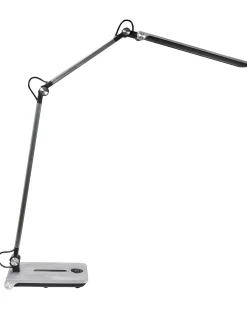 Lampa biurkowa LED AQUILA Ze ściemniaczem Srebrny