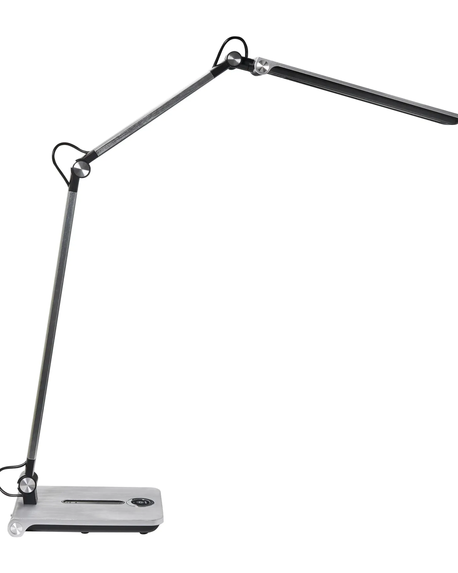Lampa biurkowa LED AQUILA Ze ściemniaczem Srebrny