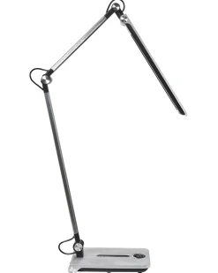 Lampa biurkowa LED AQUILA Ze ściemniaczem Srebrny