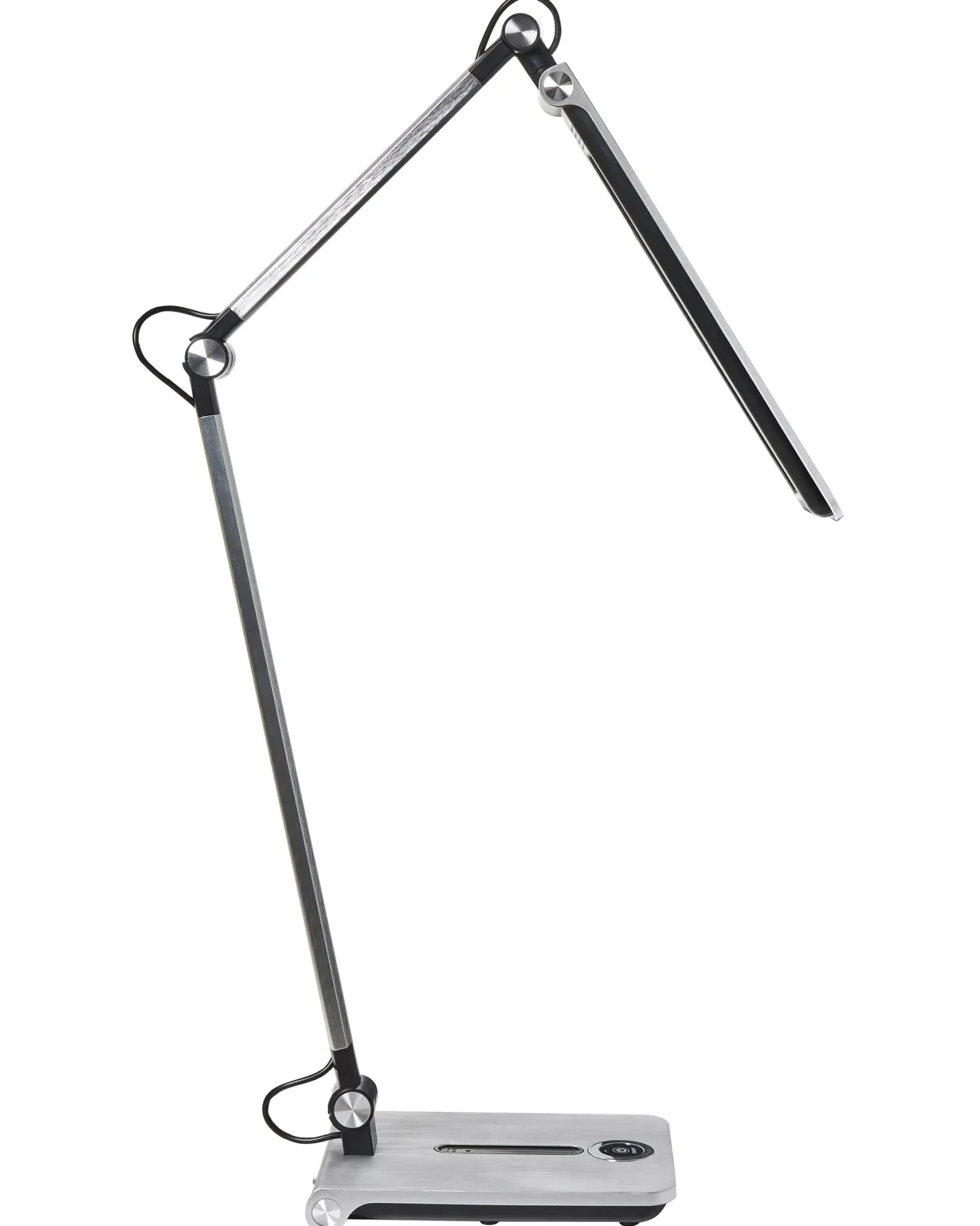 Lampa biurkowa LED AQUILA Ze ściemniaczem Srebrny