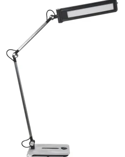 Lampa biurkowa LED AQUILA Ze ściemniaczem Srebrny