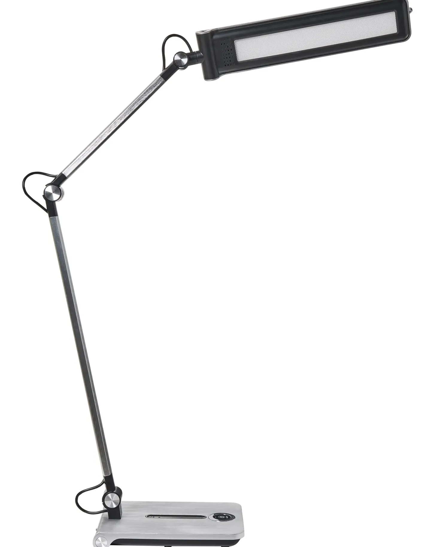 Lampa biurkowa LED AQUILA Ze ściemniaczem Srebrny