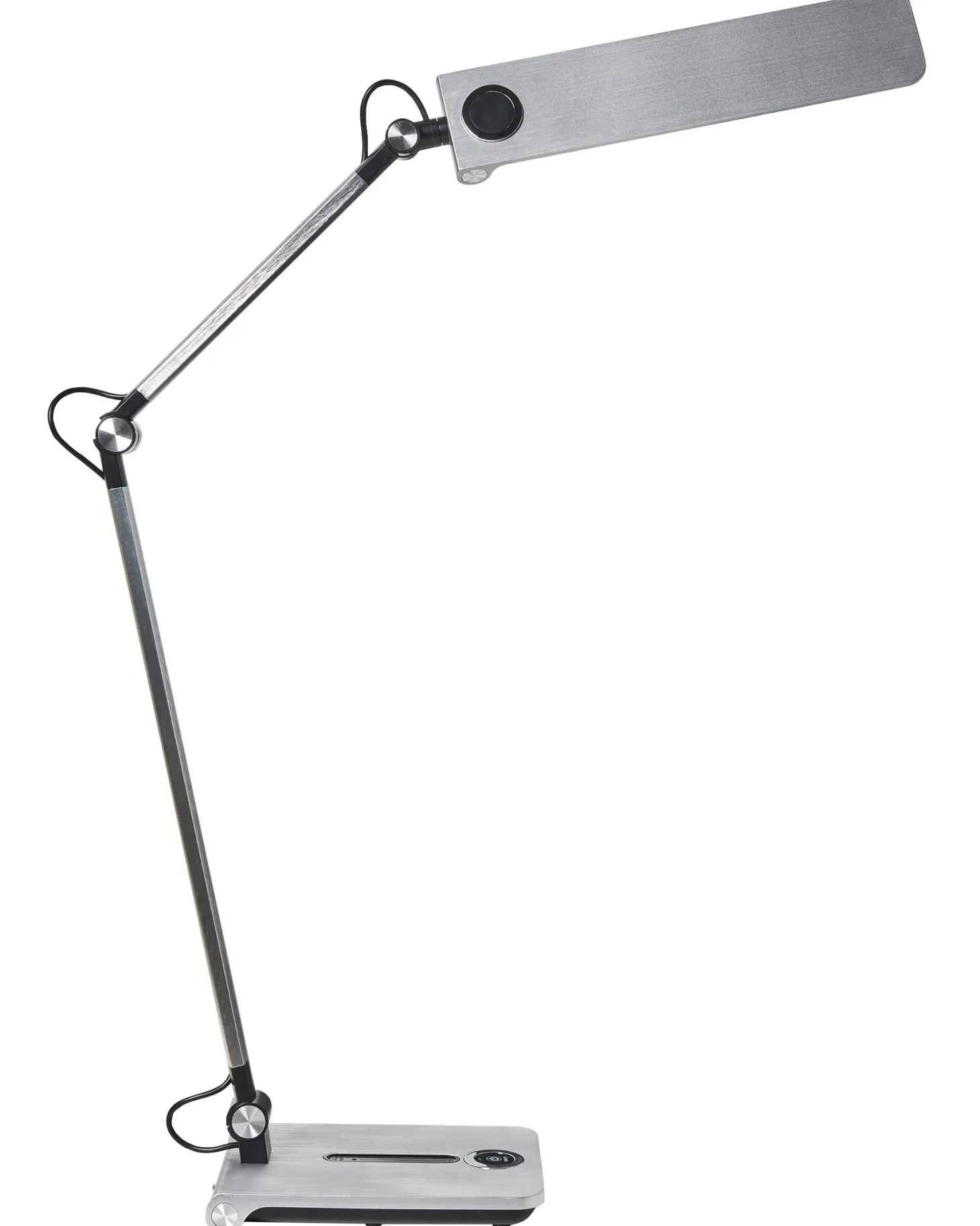 Lampa biurkowa LED AQUILA Ze ściemniaczem Srebrny