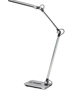 Lampa biurkowa LED AQUILA Ze ściemniaczem Srebrny
