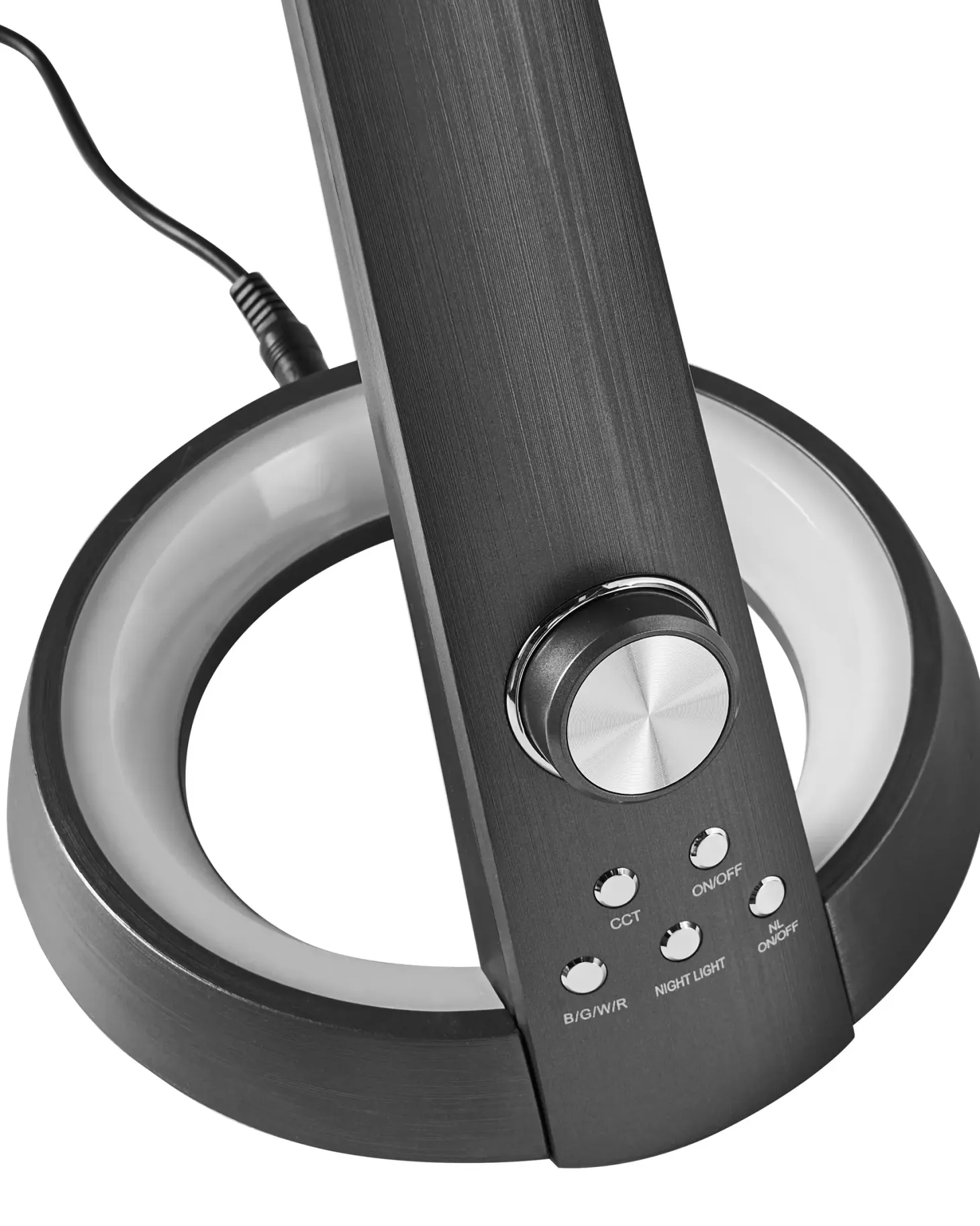 Lampa biurkowa LED CANOPUS Z portem USB Czarny