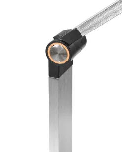 Lampa biurkowa LED CAROY Z ładowarką indukcyjną Szary