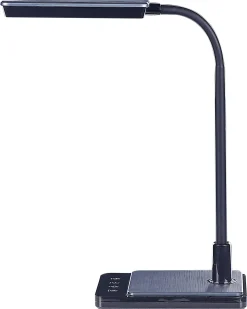 Lampa biurkowa LED CENTAURUS Ze ściemniaczem Metal Czarny