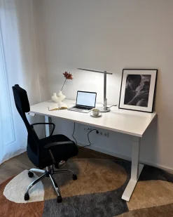 Lampa biurkowa LED CETUS Ze ściemniaczem Srebrny