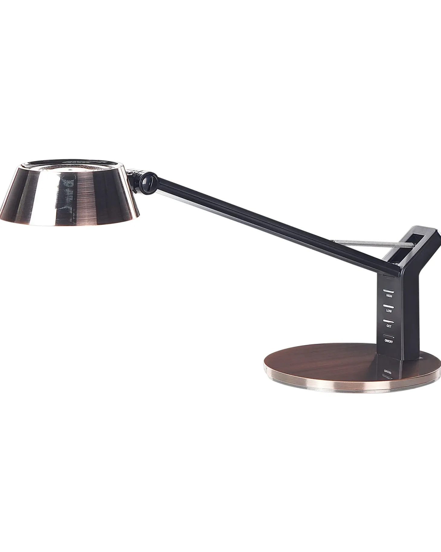 Lampa biurkowa LED CHAMAELEON Ze ściemniaczem Metal Miedziany