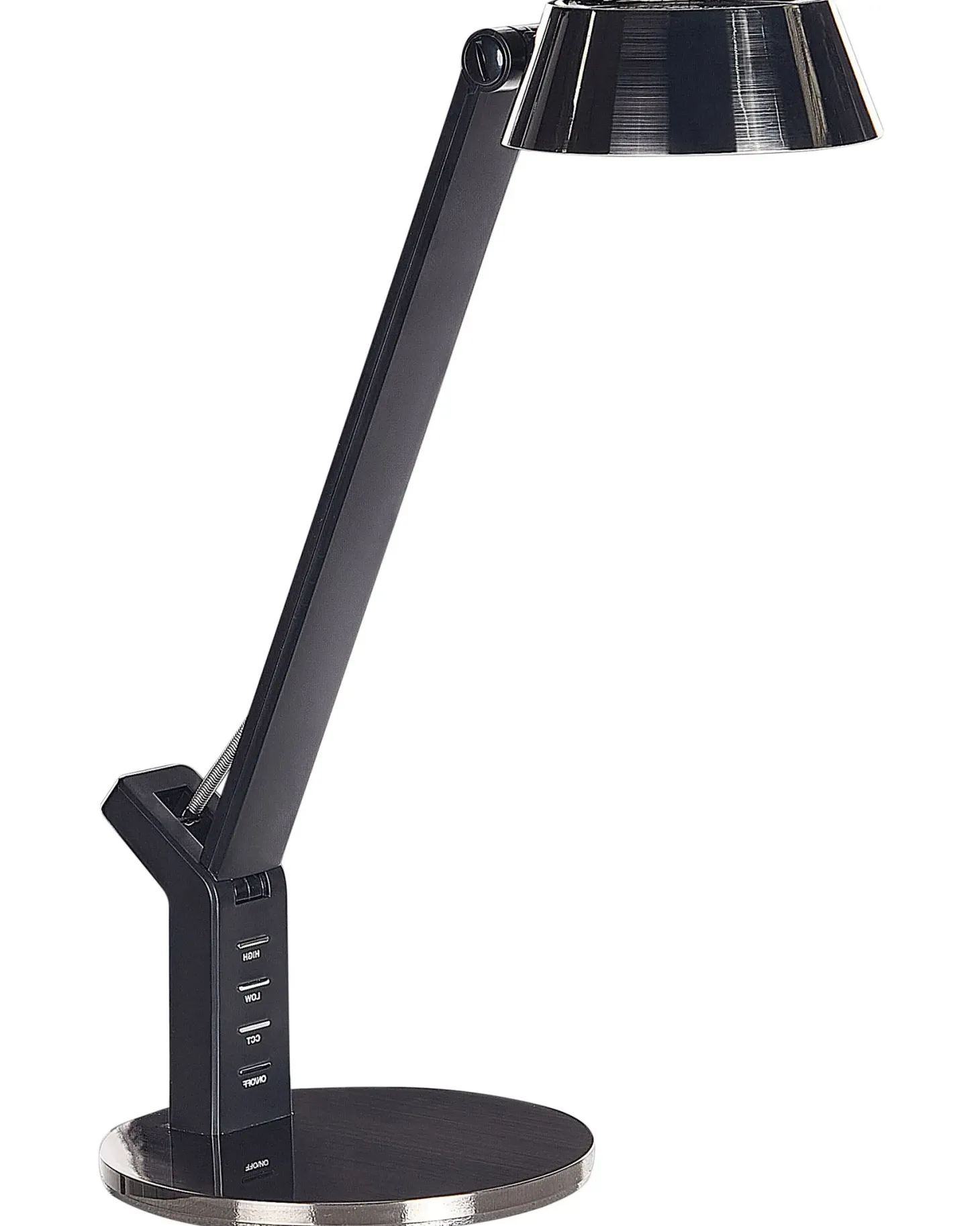 Lampa biurkowa LED CHAMAELEON Z portem USB Metal Mosiężny