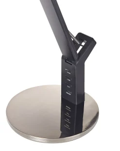 Lampa biurkowa LED CHAMAELEON Z portem USB Metal Mosiężny