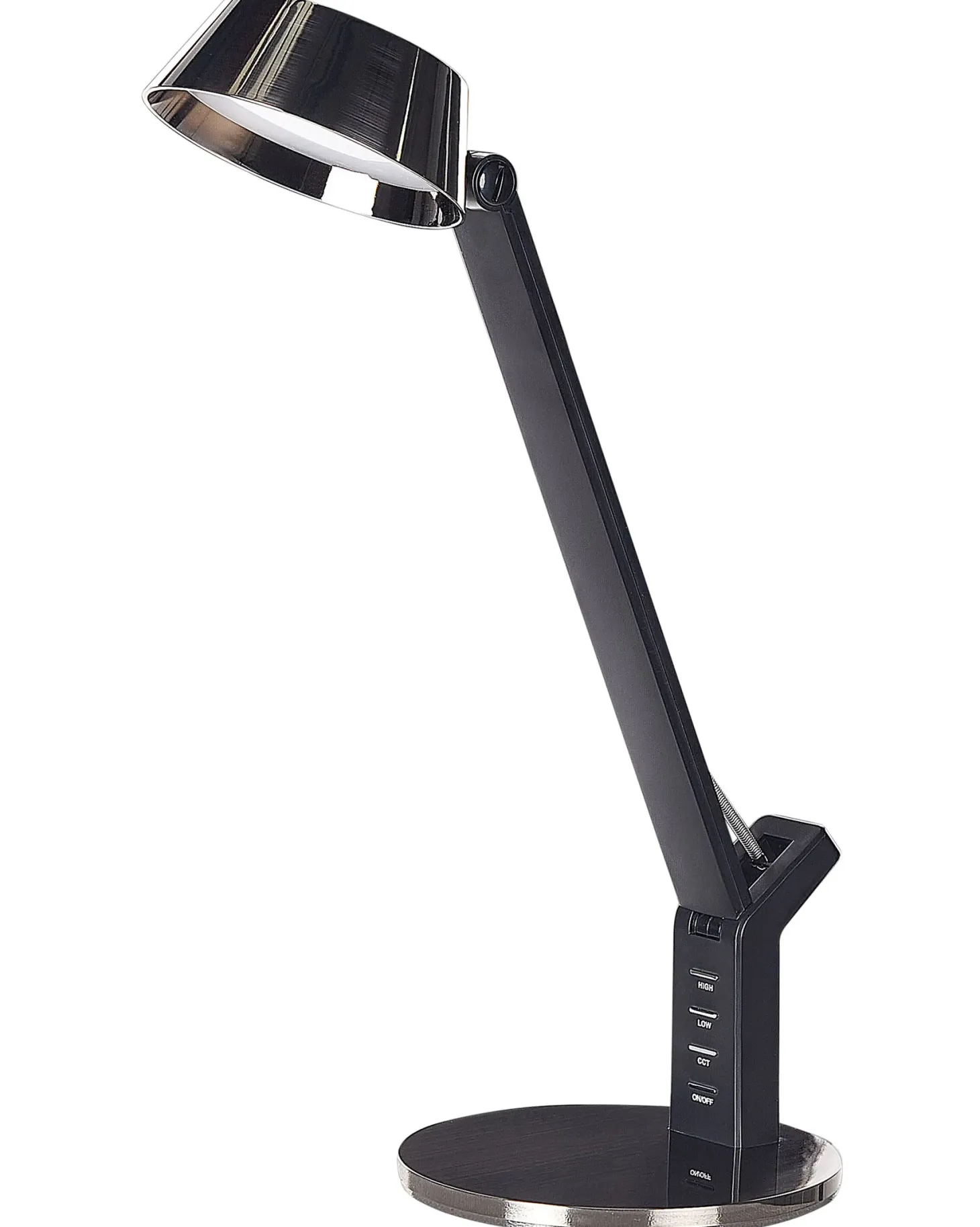 Lampa biurkowa LED CHAMAELEON Z portem USB Metal Mosiężny
