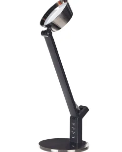 Lampa biurkowa LED CHAMAELEON Z portem USB Metal Mosiężny
