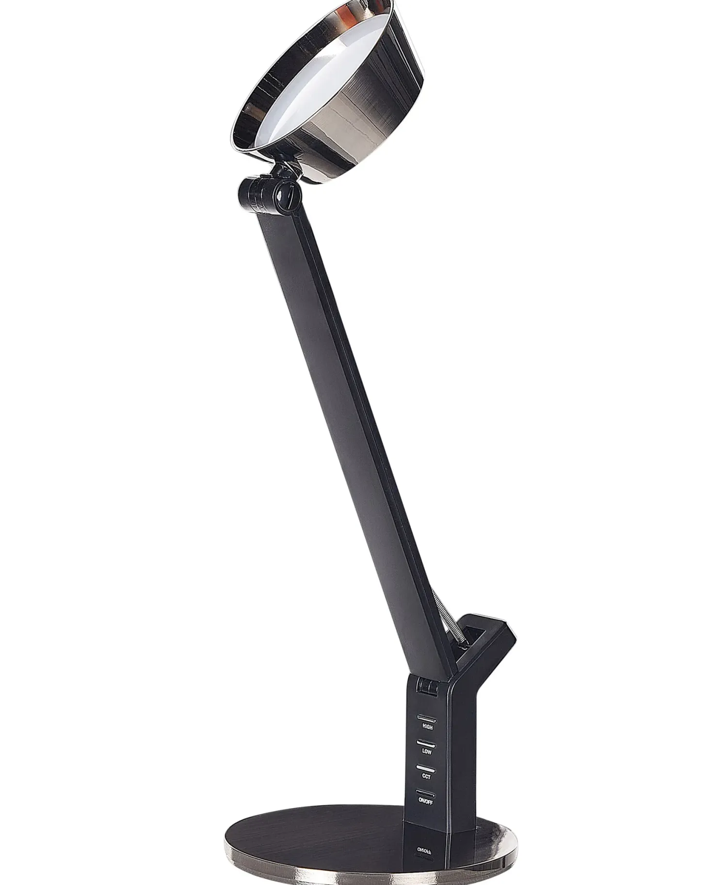 Lampa biurkowa LED CHAMAELEON Z portem USB Metal Mosiężny