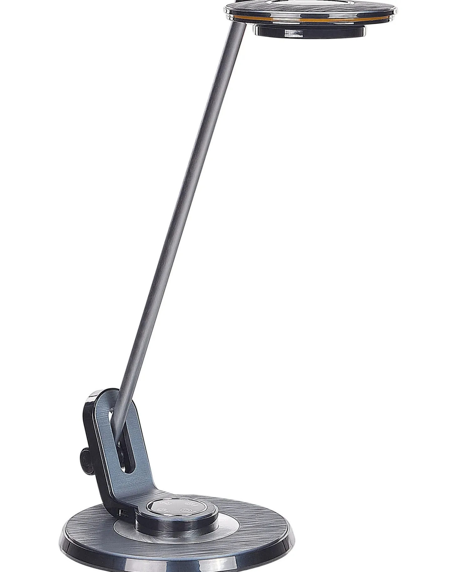 Lampa biurkowa LED CORVUS Ze ściemniaczem Metal Czarny
