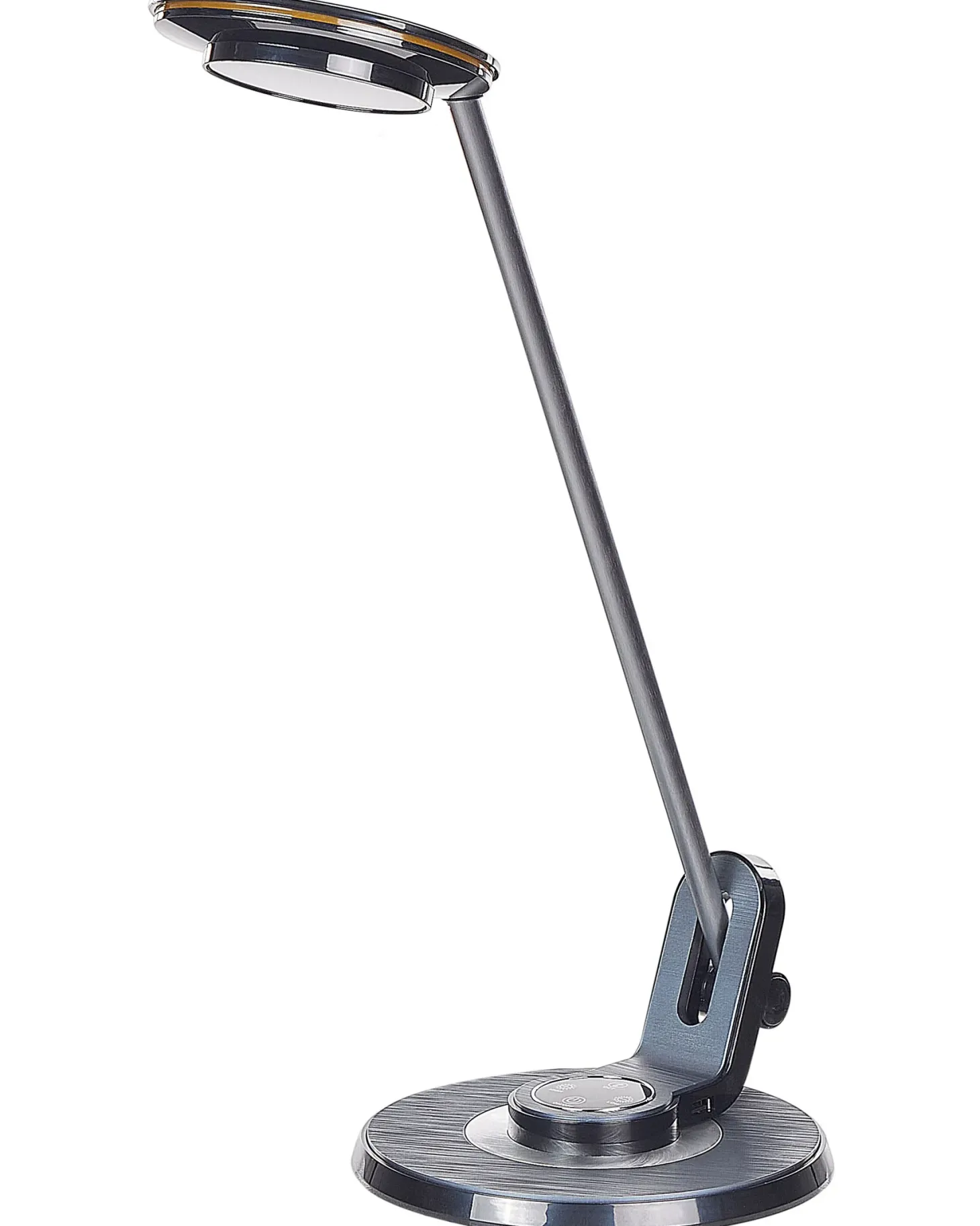 Lampa biurkowa LED CORVUS Ze ściemniaczem Metal Czarny